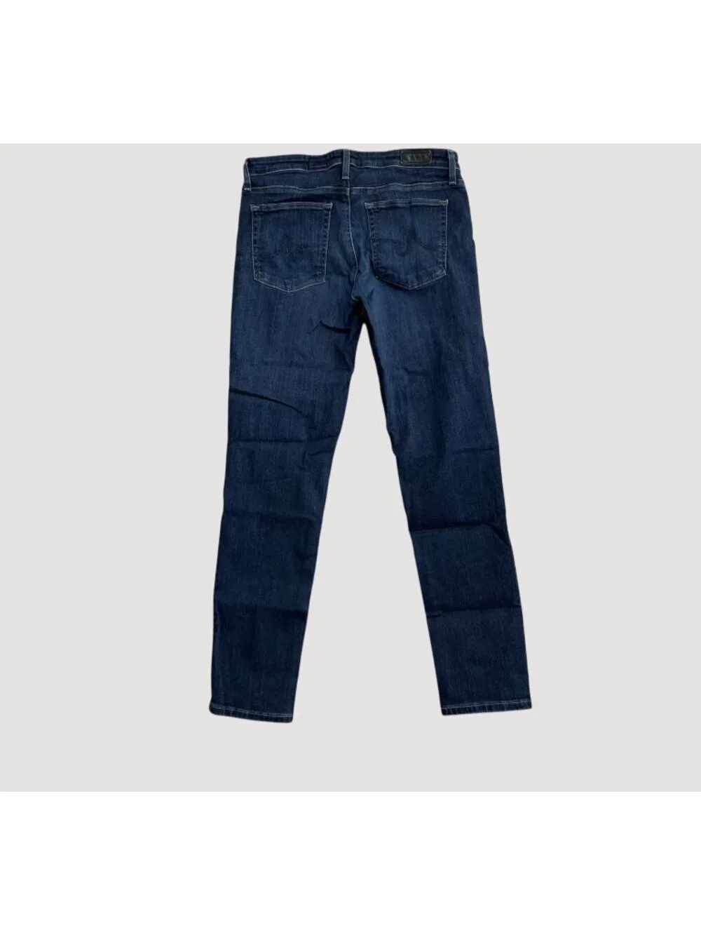AG Adriano Goldschmied Women's 30 Prima Ankle Cigarette Jeans Dark Wash P0258